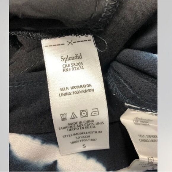 Splendid Tye Dye Blue & White Dress(Size Small) - Picture 6 of 7